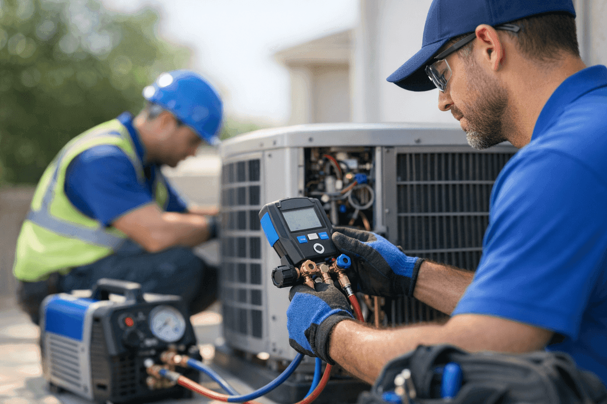 AC Maintenance service by Jerry & Son HVAC
