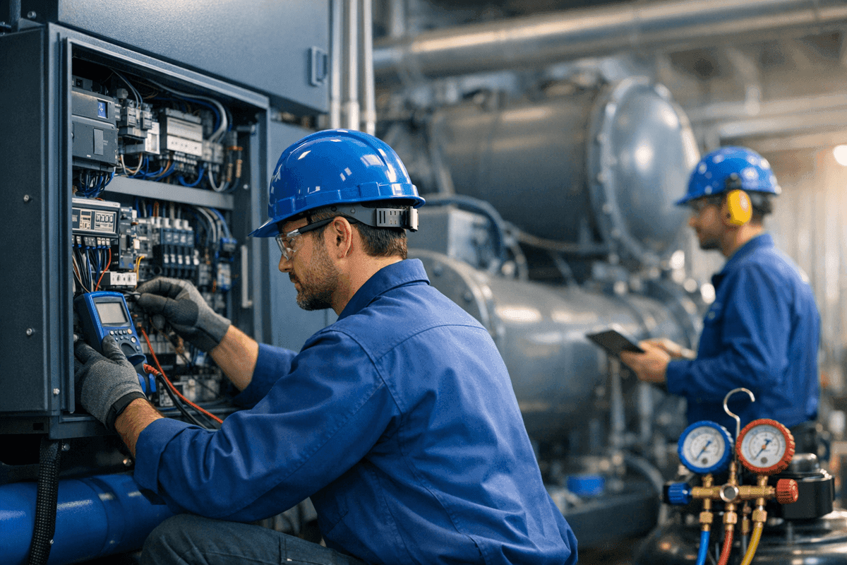 Chiller Systems service by Jerry & Son HVAC