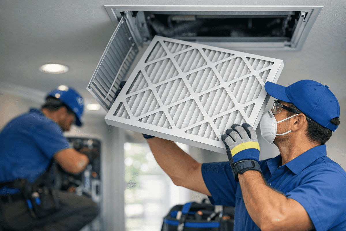 Filters service by Jerry & Son HVAC