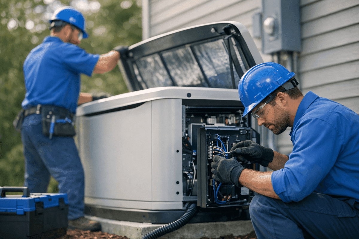 Generator Installation service by Jerry & Son HVAC