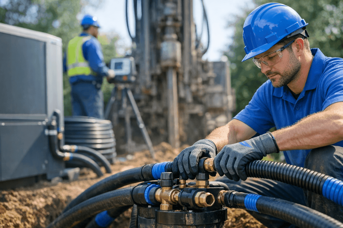 Geothermal service by Jerry & Son HVAC