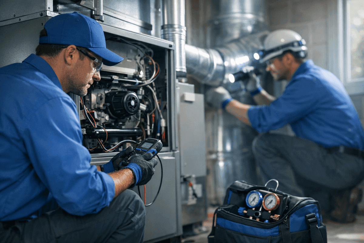 Heating Maintenance service by Jerry & Son HVAC